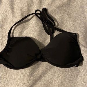 Black bikini top